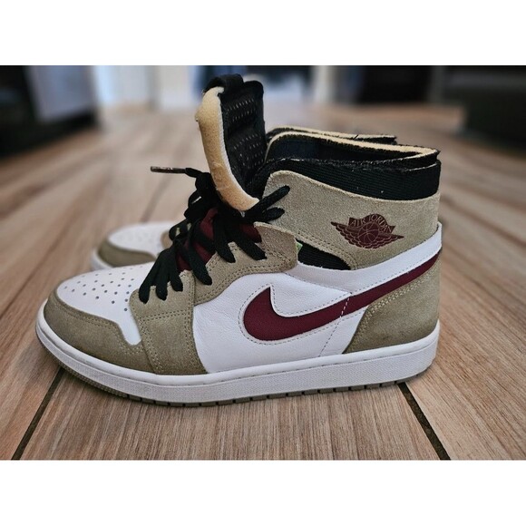 Jordan Other - Air Jordan 1 Zoom Air Men's CMFT "Neutral Olive" (CT0978-203) Sneakers size 9.5